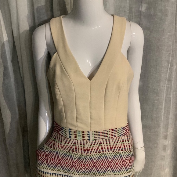 Adeline Rae Tweed Sleeveless Romper with Fringe Detailing - Picture 5 of 6